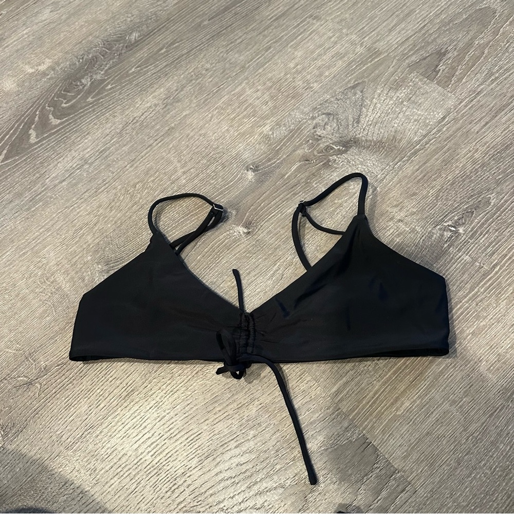 Bamba swim black bikini top size medium